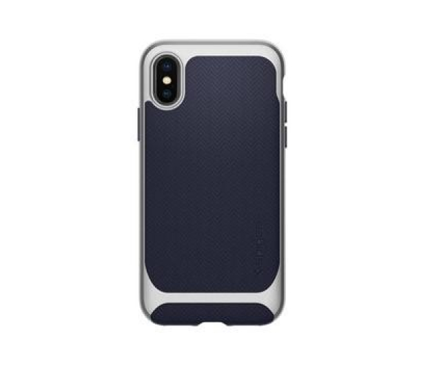 Etui Neo Hybrid do iPhone X srebrne - 1381895 - zdjęcie 2